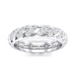 Diagonal Channel-Set Crystal Eternity Ring (1.26 CTW) Top Dynamic View