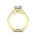 Scalloped Pave Diamond Ring (0.32 CTW) Side View