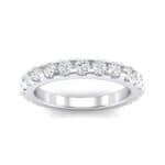 Luxe Scalloped Pave Diamond Ring (0.6 CTW) Top Dynamic View