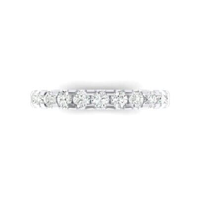 Luxe Scalloped Pave Diamond Ring (0.6 CTW) Top Flat View