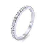 Felicity Pave Diamond Eternity Ring (0.44 CTW) Perspective View