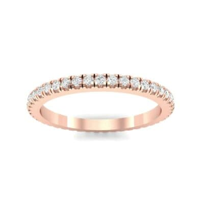 Felicity Pave Diamond Eternity Ring (0.44 CTW) Top Dynamic View