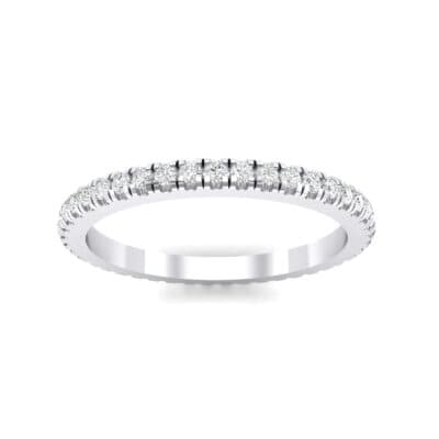 Felicity Pave Crystal Eternity Ring (0.44 CTW) Top Dynamic View