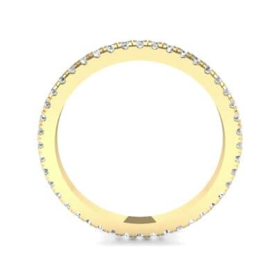 Felicity Pave Diamond Eternity Ring (0.44 CTW) Side View