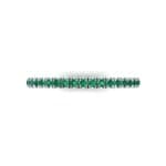 Felicity Pave Emerald Eternity Ring (0.44 CTW) Top Flat View