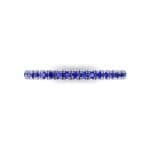 Felicity Pave Blue Sapphire Eternity Ring (0.44 CTW) Top Flat View