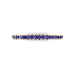 Felicity Pave Blue Sapphire Eternity Ring (0.44 CTW) Top Flat View