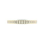 Felicity Pave Diamond Eternity Ring (0.44 CTW) Top Flat View