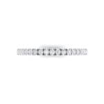 Felicity Pave Crystal Eternity Ring (0.44 CTW) Top Flat View