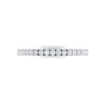 Felicity Pave Diamond Eternity Ring (0.44 CTW) Top Flat View
