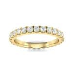 French Pave Diamond Eternity Ring (0.9 CTW) Top Dynamic View