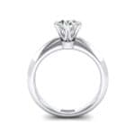 Petite Royale Six-Prong Solitaire Crystal Engagement Ring (0.84 CTW) Side View