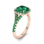 Single-Prong Marquise Emerald Ring (1.15 CTW) Perspective View
