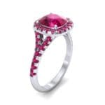 Single-Prong Marquise Ruby Ring (1.15 CTW) Perspective View