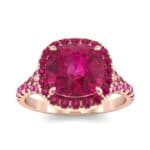 Single-Prong Marquise Ruby Ring (1.15 CTW) Top Dynamic View