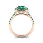 Single-Prong Marquise Emerald Ring (1.15 CTW) Side View