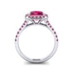 Single-Prong Marquise Ruby Ring (1.15 CTW) Side View