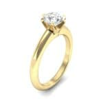 Low-Set Royale Six-Prong Solitaire Diamond Engagement Ring (0.84 CTW) Perspective View