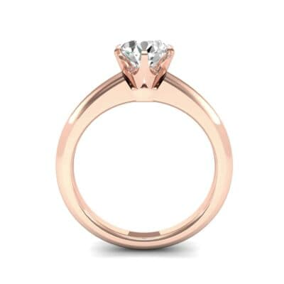 Low-Set Royale Six-Prong Solitaire Diamond Engagement Ring (0.84 CTW) Side View