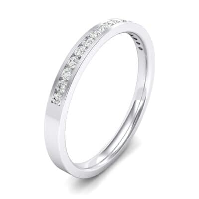 Extra-Thin Channel-Set Crystal Ring (0.17 CTW) Perspective View