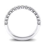Square Shared Prong Diamond Ring (0.45 CTW) Side View