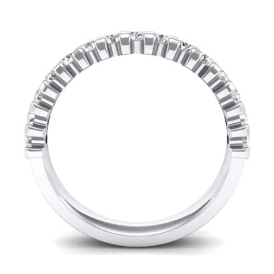 Square Shared Prong Diamond Ring (0.45 CTW) Side View