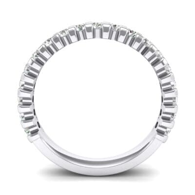Square Shared Prong Diamond Ring (0.57 CTW) Side View