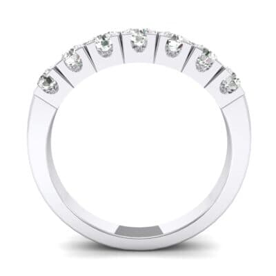 Seven-Stone Crystal Ring (0 CTW) Side View