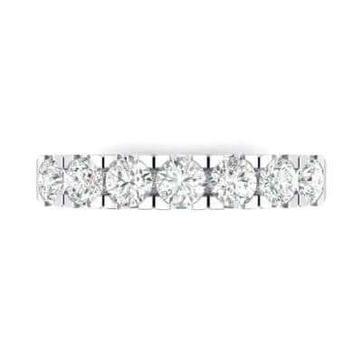 Seven-Stone Crystal Ring (0 CTW) Top Flat View