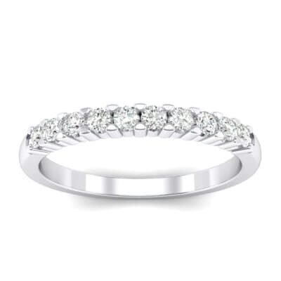 Thin Shared Prong Diamond Ring (0.25 CTW) Top Dynamic View