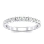 Thin Shared Prong Diamond Ring (0.38 CTW) Top Dynamic View