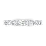 Shared Prong Diamond Ring (0.66 CTW) Top Flat View