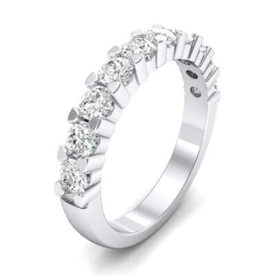 Wide Shared Prong Diamond Ring (1 CTW) Perspective View