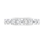 Wide Shared Prong Diamond Ring (1.4 CTW) Top Flat View