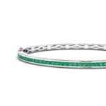 Regalia Circlet Emerald Bangle (1.5 CTW) Top Dynamic View