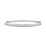 Single Channel-Set Crystal Panel Bangle (1.5 CTW) Perspective View