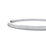 Single Channel-Set Crystal Panel Bangle (1.5 CTW) Top Dynamic View