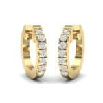 Accented Diamond Bar Earrings (0.27 CTW) Perspective View