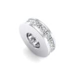 Princess-Cut Crystal Spacer Bead (0.72 CTW) Perspective View