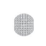Full Pave Crystal Ball Charm (2.38 CTW) Perspective View