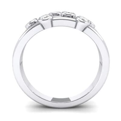 Bezel-Set Trio Diamond Ring (0.21 CTW) Side View