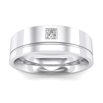 Single Princess-Cut Diamond Ring (0.06 CTW) Top Dynamic View