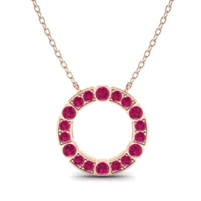 Cirque Ruby Pendant Necklace (2.28 CTW) Top Dynamic View
