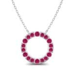Cirque Ruby Pendant Necklace (2.28 CTW) Top Dynamic View