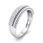 Athena Rope Border Crystal Ring (0.26 CTW) Perspective View