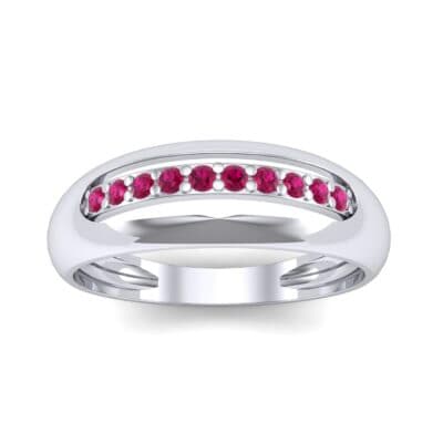 Domed Skyway Ruby Ring (0.15 CTW) Top Dynamic View