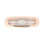 Domed Skyway Diamond Ring (0.15 CTW) Top Flat View
