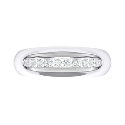 Domed Skyway Diamond Ring (0.15 CTW) Top Flat View