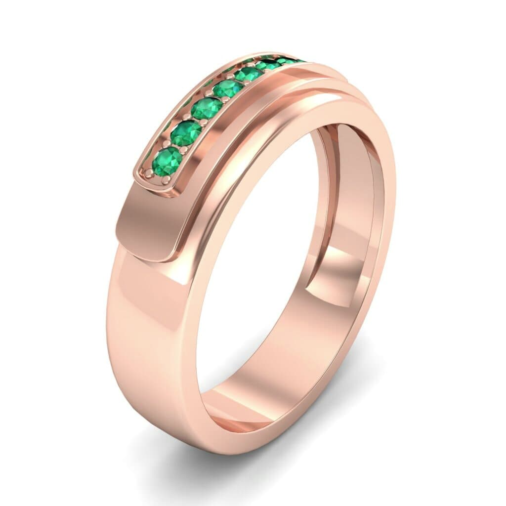 Dais Pave Emerald Ring (0.14 CTW) Ij017 Render 1 01 Camera1 Stone 1 Emerald 0 Floor 0 Metal 2 Rose Gold 0 Emitter Aqua Light 0.jpg