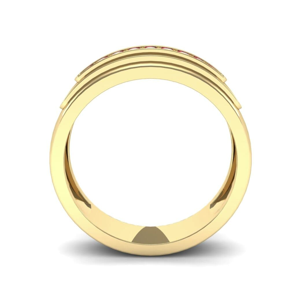Dais Pave Ruby Ring (0.14 CTW) Ij017 Render 1 01 Camera3 Stone 2 Ruby 0 Floor 0 Metal 3 Yellow Gold 0 Emitter Aqua Light 0.jpg